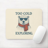 Grappig Polar Beer  Muismat (Met muis)