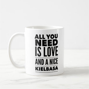 Grappig Polish Love en een leuke Kielbasa Coffee M Koffiemok