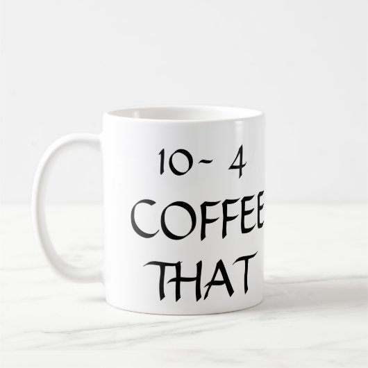 Grappig politiecitaat koffiemok (Links)