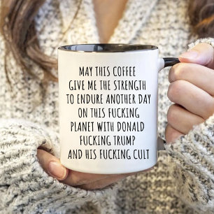 Grappig, politiek anti-Trump liberaal geschenk dem Mok