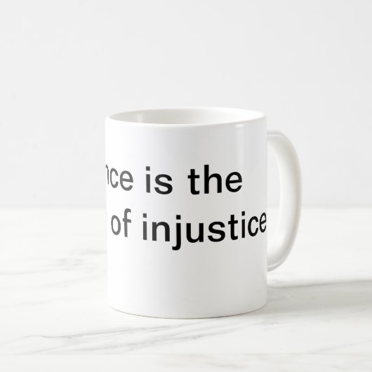 Grappig politiek citaat koffiemok (Voorkant rechts)