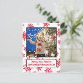 Grappig politiek correct all inclusive seizoensgeb feestdagenkaart (Staand voorkant)