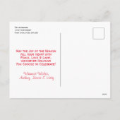 Grappig politiek correct all inclusive seizoensgeb feestdagenkaart (Achterkant)