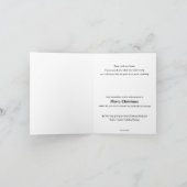 Grappig politiek correct krijt kerst Kaart - Wij (Binnen)