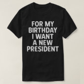 Grappig politiek feest cadeau dat ik een nieuwe vo t-shirt (Design voorkant)