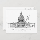 Grappig politiek humor Briefkaart (Voorkant / Achterkant)