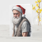 Grappig politiek incorrect vrolijk kerstfeest kaart (Gele Bloem)