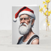 Grappig politiek incorrect vrolijk kerstfeest kaart (Gele Bloem)