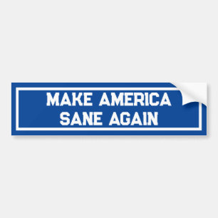 Grappig politiek maakt Amerika weer gezond Bumpersticker
