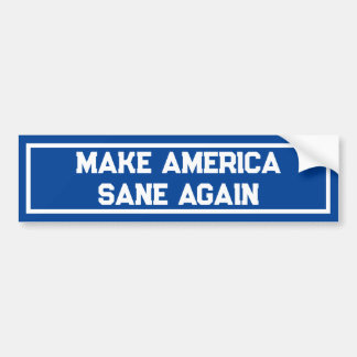 Grappig politiek maakt Amerika weer gezond Bumpersticker