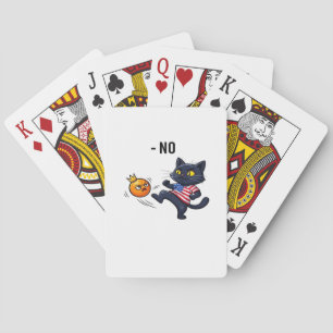 Grappig politiek meme zonder kat ontwerp pokerkaarten