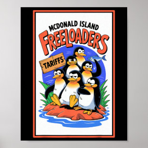 Grappig politiek onrecht tarieven McDonald Island Poster