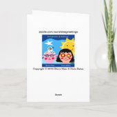 Grappig politiek wenskaart kaart (Achterkant)