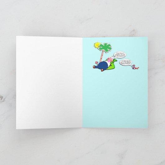 Grappig Politiek wenskaart voor progressives Kaart (Binnen)