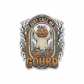 Grappig Pomp Shirt Vintage Gravure Halloween Co Sticker (Voorkant)