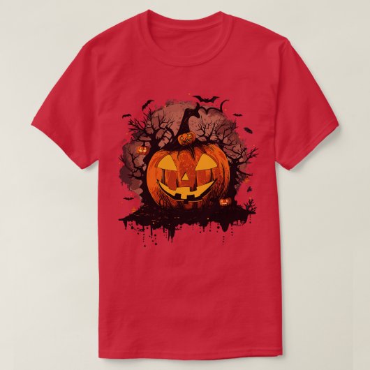 Grappig pompoen Graphic Mannen Kinder Vrouwen Hall T-shirt (Design voorkant)