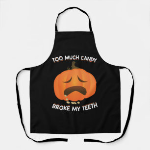 Grappig pompoen Halloween Snoep cadeau Schort