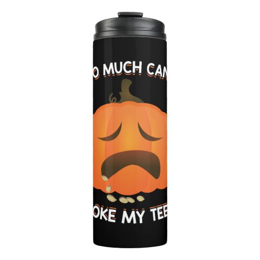 Grappig pompoen Halloween Snoep cadeau Thermosbeker (Voorkant)