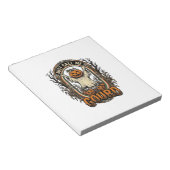 Grappig Pompomshemd Vintage Gravure Halloween Co Notitieblok (Schuin)