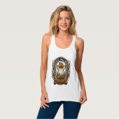 Grappig Pompomshemd Vintage Gravure Halloween Co Tanktop (Volledige Voorkant)