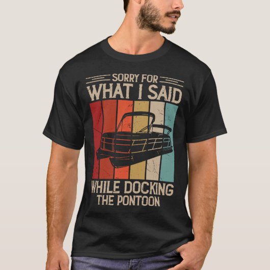 Grappig Ponton Aanlegsteiger Varend Shirt (Voorkant)
