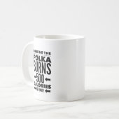 Grappig Pools Gift mok (Voorkant links)