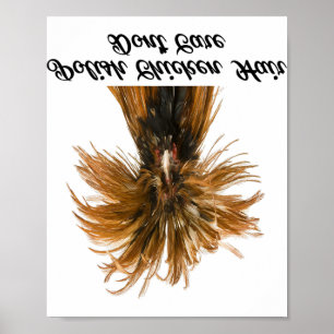 Grappig Pools Kip T-shirt - Poolse Kip  Poster
