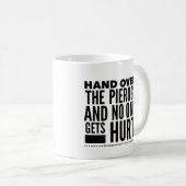 Grappig Pools Pierogi Coffee Mok (Voorkant rechts)