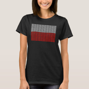 Grappig Pools polska Polen vlag kurwa T-shirt