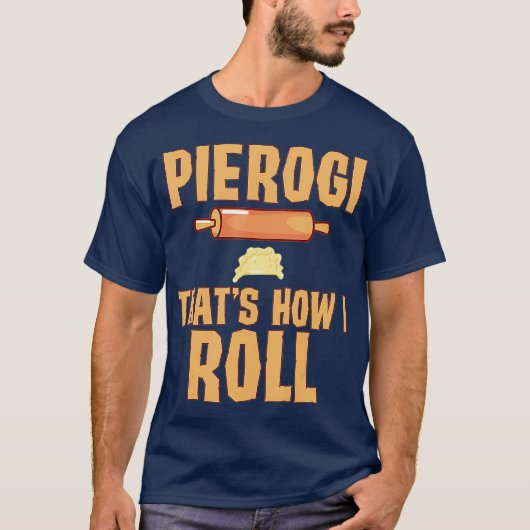 Grappig Pools Pride Pierogi Roll Polen Erfgoed T-shirt (Voorkant)
