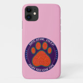 grappig poot ontwerp Case-Mate iPhone case (Achterkant)