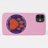 grappig poot ontwerp Case-Mate iPhone case (Achterkant (horizontaal))