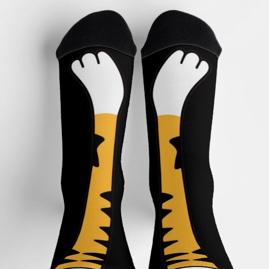 Grappig pootje poten poten Sokken Knie Dier (Top)