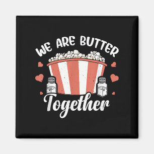Grappig Popcorn Butter Graphic Zout Popped Corn De Magneet