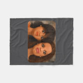 Grappig Poppengezicht Meme Grappig Walgelijk 2 Pop Fleece Deken (Voorkant (Horizontaal))
