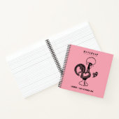 Grappig Portugees haan modern silhouet Notitieboek (Binnen)