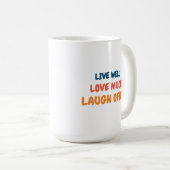 Grappig positief citaat inspirerend liefdesleven g koffiemok (Voorkant rechts)