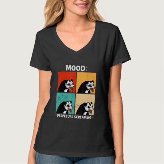 Grappig Possum huisdier T-shirt (Voorkant)
