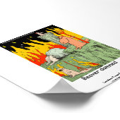 Grappig Poster: Beaver Dammed Poster (Hoek)