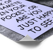 Grappig Poster, Dynamite? Poster (Hoek)