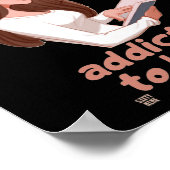 grappig poster "GEWOON EEN MEISJE.." (Hoek)