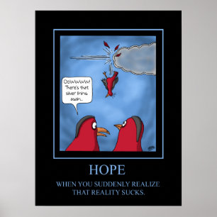 Grappig Poster: Hope poster