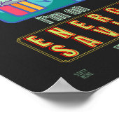 grappig poster "LAZY CAT" (Hoek)