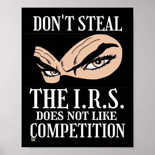 grappig poster "NIET STEAL... 2" (Voorkant)