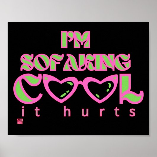 grappig poster "SOFAKING COOL 2" (Voorkant)