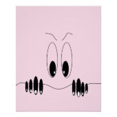 Grappig Poster Speelse Curiosity Eyes - Aangepaste (Voorkant)