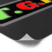 grappig poster "TGIF" (Hoek)