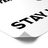 Grappig Poster voor geestelijke gezondheid - Dark  (Hoek)