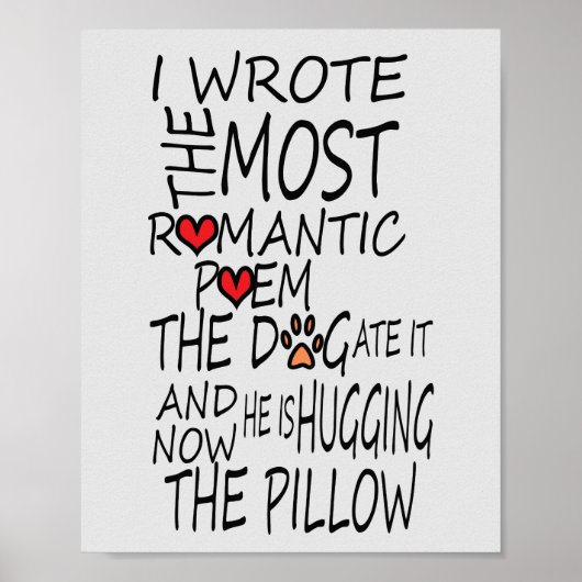 Grappig poster voor hondenliefhebbers (Voorkant)