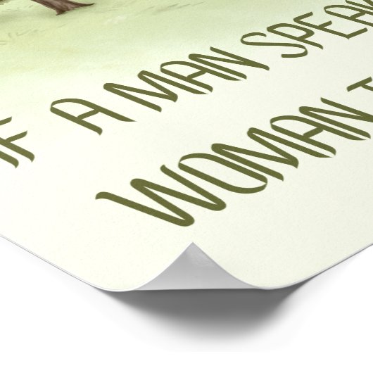 Grappig Poster voor mannen (Hoek)